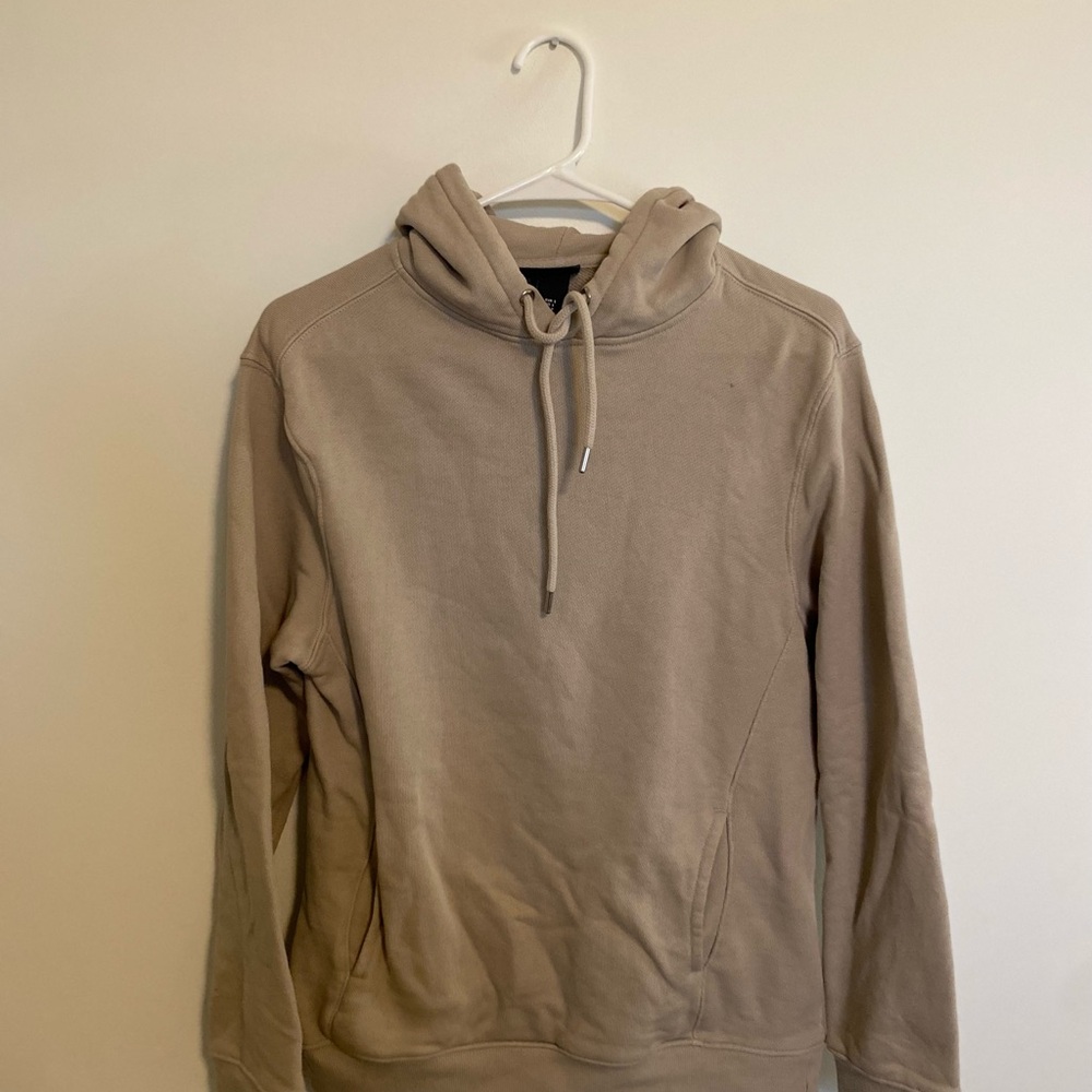 H&M Beige Regular Fit Hoodie